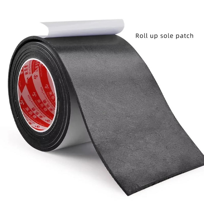 100mm Wide 2m Long Grid Texture Anti-Slip Shoe Sole Sticker Worn Shoe Bottom Self-Adhesive EVA Repair Patch - 2