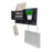 Wall Mounted Wooden Mail Letter Organizer Key Holder Entryway Shelf Multi-Function Storage Rack - BH-TH007 - 1