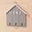 Nordic Style Wooden Wall Mount Key Hanging Hook Storage Rack Creative Entryway Organizer Home Decor - Dark Grey - 6