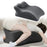2Pcs / Set Ergonomic Memory Foam Intimate Positioning Pillow for Couples with Mini Support Cushion - Dark Grey - 2