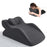 2Pcs / Set Ergonomic Memory Foam Intimate Positioning Pillow for Couples with Mini Support Cushion - Dark Grey - 3