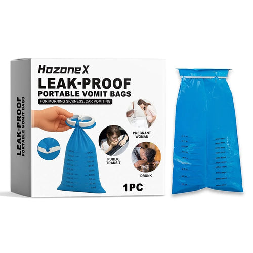 HOZONEX HZ-F01-0023-01 Leak Proof Portable Vomit Bag for Travel Motion Sickness Pregnant Women Nausea Bag - 1