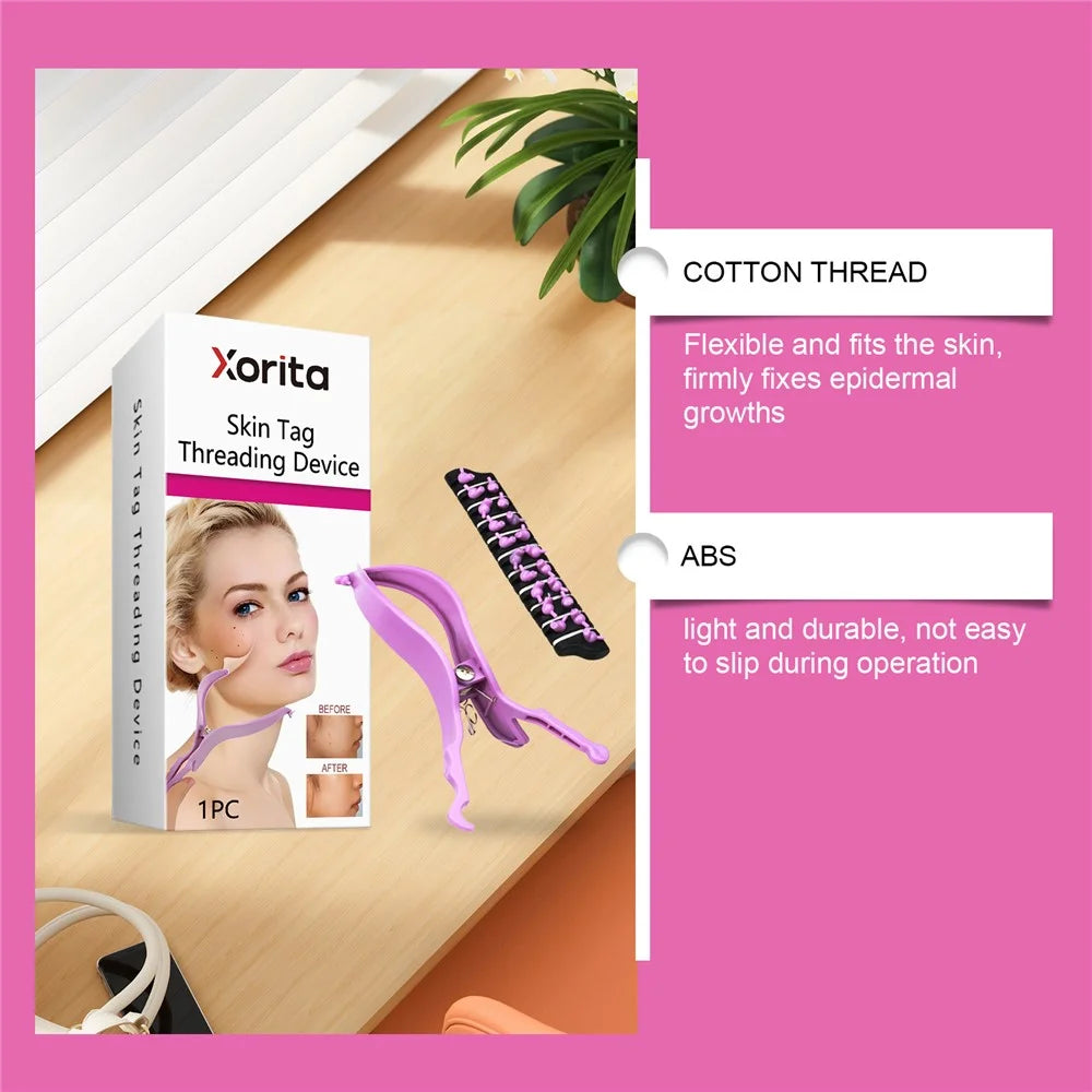 XORITA XO-A08-0005-01 Skin Tag Threading Device Smooth Skin Care Treatment for Face Body - 7