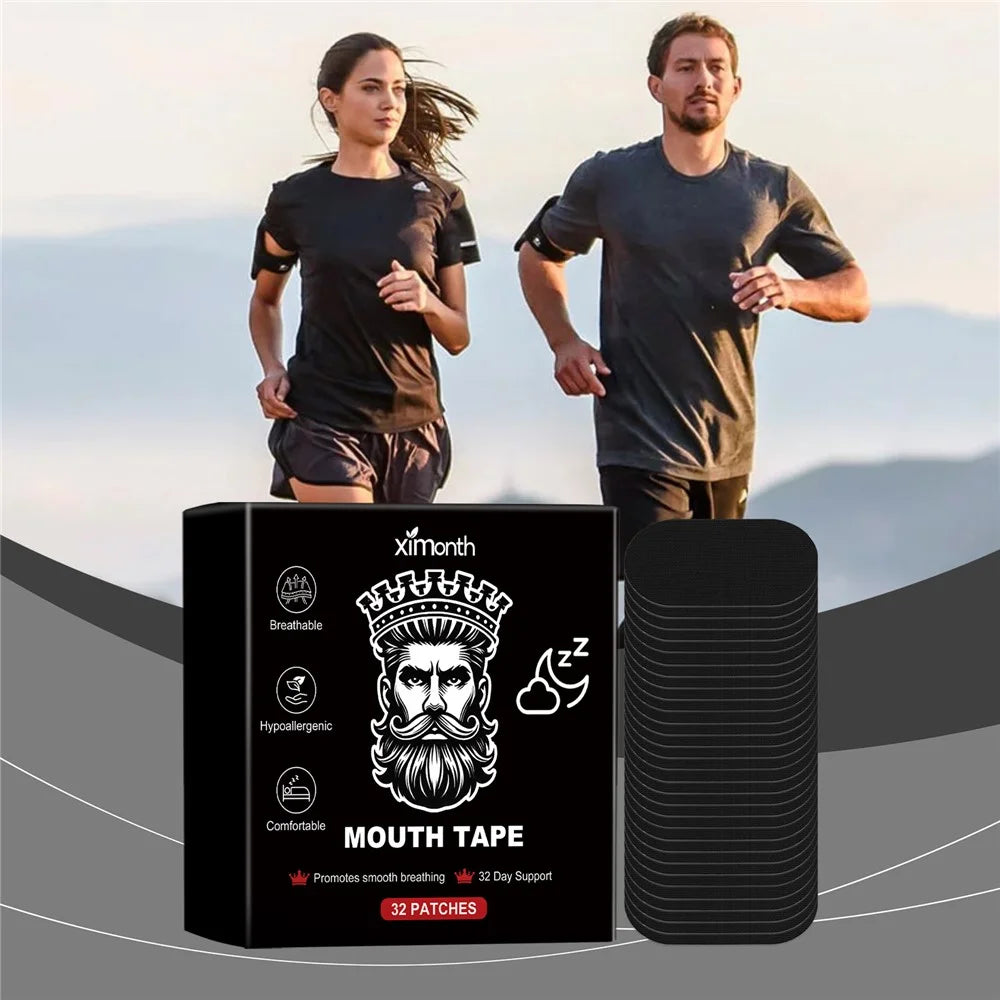 XIMONTH XI-B07-0341-01 32Pcs Outdoor Sports Breathing Mouth Tape Air Flow Lip Care Patch - 2