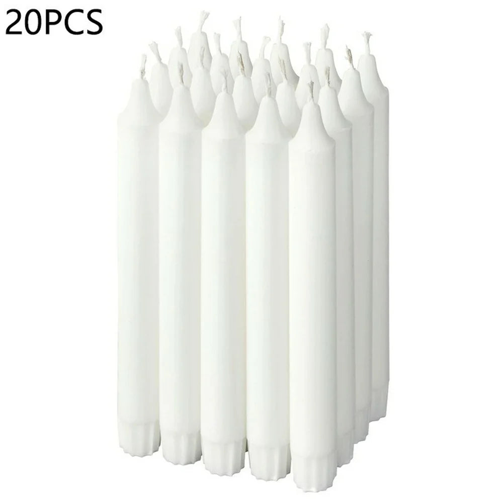 20Pcs 19cm Unscented Candles for Party Lighting Decoration Photography Scene Setting - 1