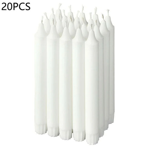 20Pcs 19cm Unscented Candles for Party Lighting Decoration Photography Scene Setting - 1