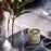 Handcrafted Sedge Glass Cup Tealight Candle Holder Decorative Tabletop Ornament - 2