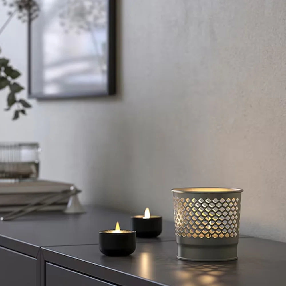 Hollow Design Candle Holder Nordic Style Romantic Dinner Home Decor Metal Candle Cup - 2