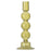 European Style Candle Holder Decorative High Borosilicate Glass Hotel Home Candlestick - Green - 1