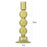European Style Candle Holder Decorative High Borosilicate Glass Hotel Home Candlestick - Green - 5
