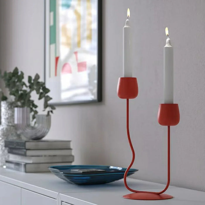 2 Cup Design Modern Candle Holder Metal Candle Stand for Home Decor  /  Romantic Dinner  /  Holiday Atmosphere - 2