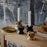 2Pcs Metal Candle Holder Round Base Dining Table Bedroom Study Tealight Candle Stand - Brass Color - 5