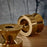 2Pcs Metal Candle Holder Round Base Dining Table Bedroom Study Tealight Candle Stand - Brass Color - 6