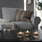 3Pcs Round Minimalist Clear Glass Candle Holders for Home Decor Aromatherapy Dining - 2