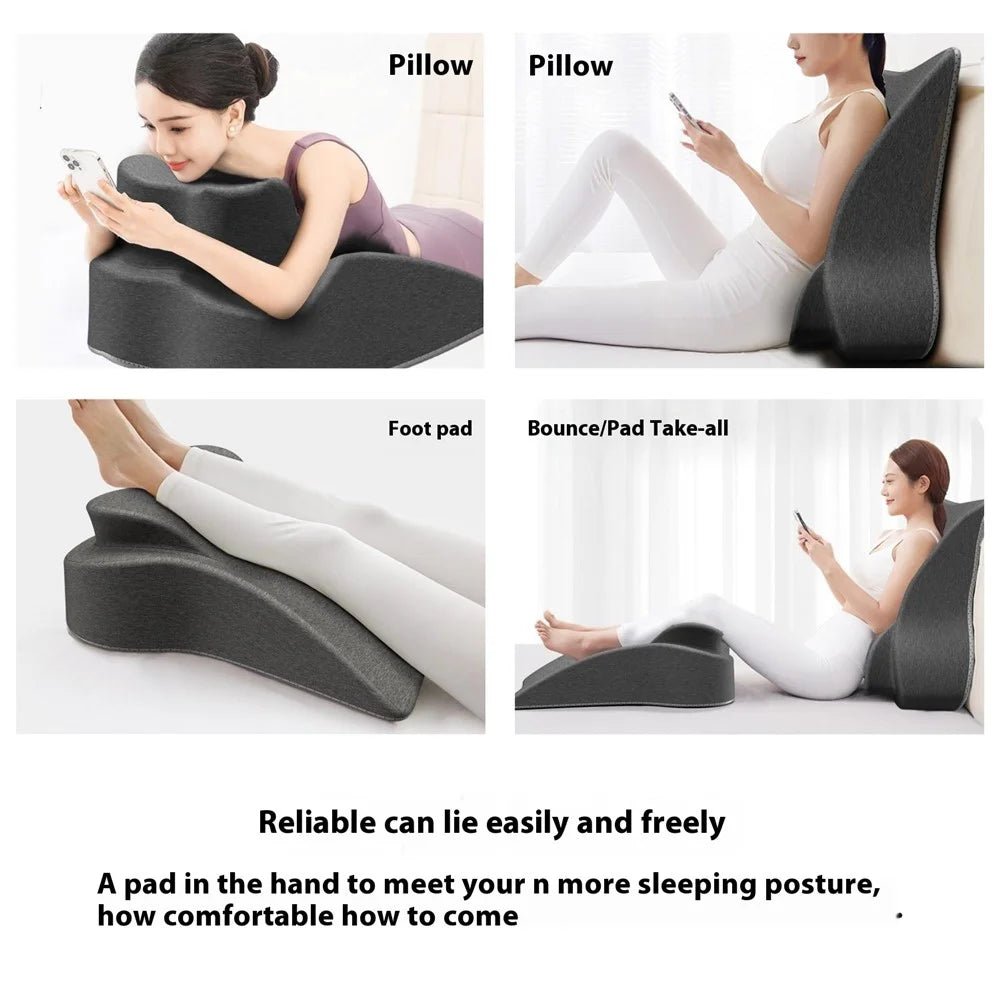 Heart Shape Integrated Couple Positioning Pillow Multifunction Memory Foam Intimate Support Cushion - 7