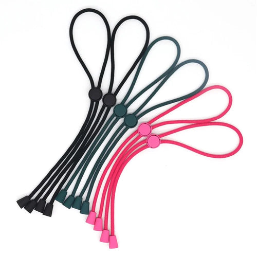 6PCS Adjustable Headbands Hair Ties for Curly Afro Hair Protective Styling Fabric Hair Accessories - Green + Rose + Black - 1