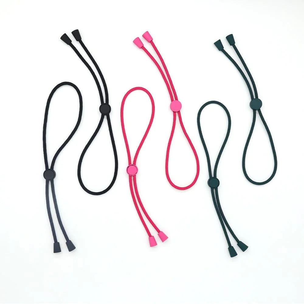 6PCS Adjustable Headbands Hair Ties for Curly Afro Hair Protective Styling Fabric Hair Accessories - Green + Rose + Black - 4