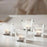 4PCS / Set Glass Candle Holders for Tealight Candles Crystal Clear Decorative Candlesticks Home Decor - 3