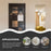 Towel Rack with 8 Hooks Wall Mounted Hanger for Bathroom Pool Shower Clothes Towels Keys Storage - 3