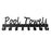 Wall Mounted Towel Rack 8 Hooks Hanger for Bathroom Pool Shower Clothes Key Holder Storage Organizer - 1
