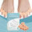 HOUKEA HK-B07-0132-01 2Pcs Ergonomic Silicone Toe Separators for Toe Stretching Relaxation - 2