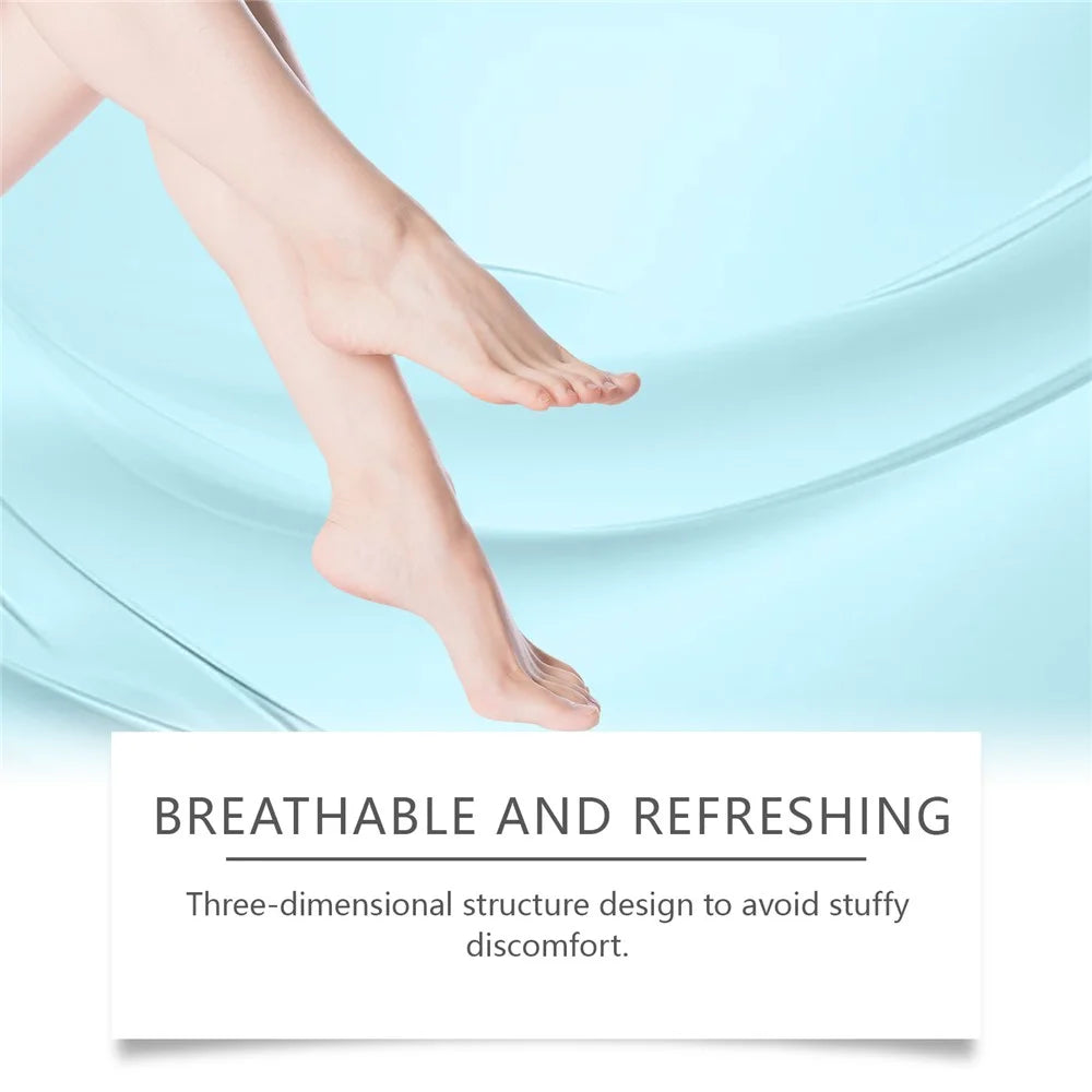 HOUKEA HK-B07-0132-01 2Pcs Ergonomic Silicone Toe Separators for Toe Stretching Relaxation - 4