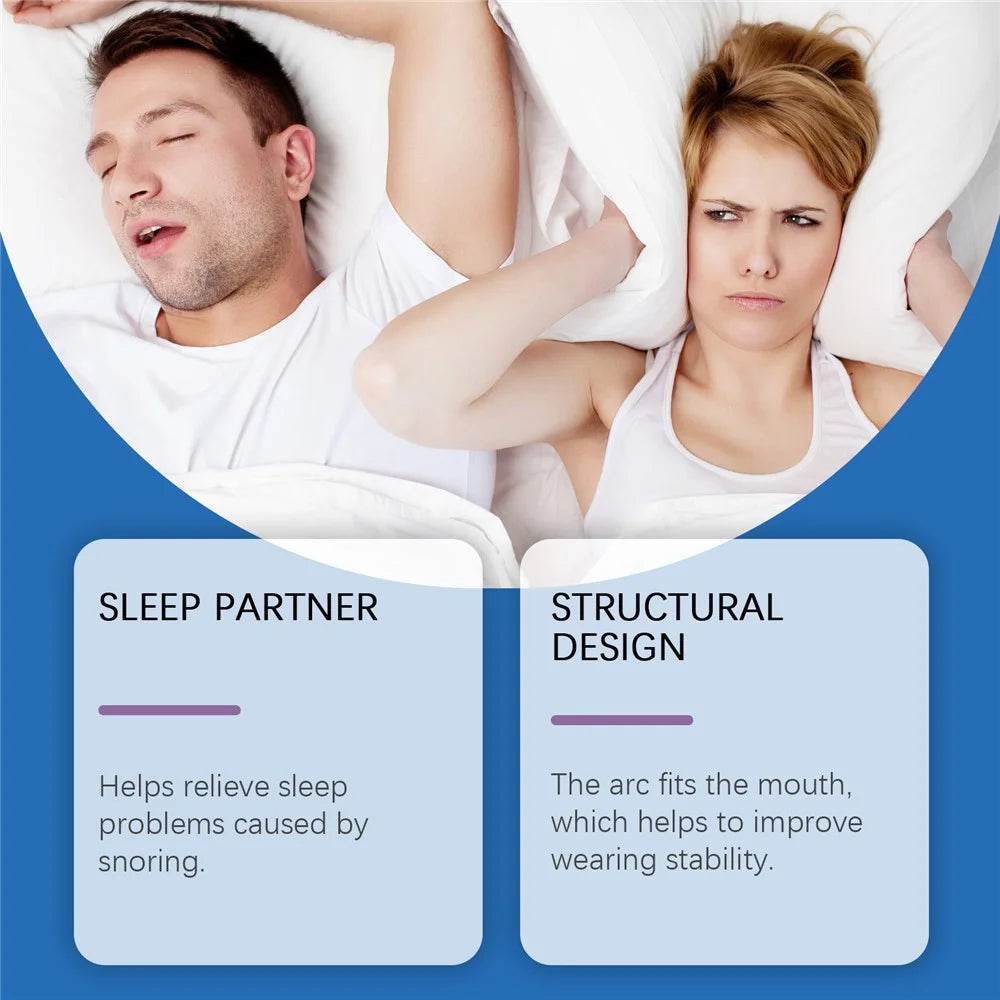LANISKA LA-B07-0047-01 Anti Snoring Device Gentle Sleep Aid Comfortable Nighttime Breathing Support - 4