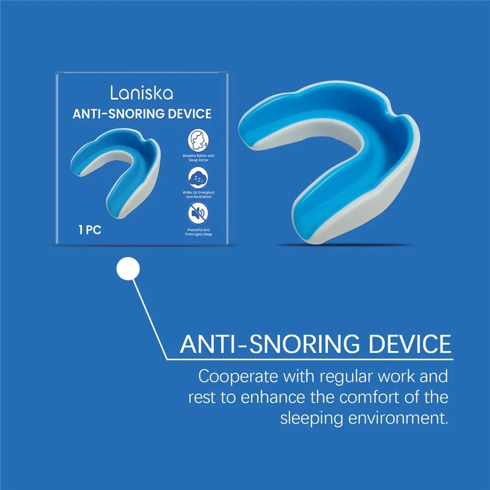 LANISKA LA-B07-0047-01 Anti Snoring Device Gentle Sleep Aid Comfortable Nighttime Breathing Support - 6