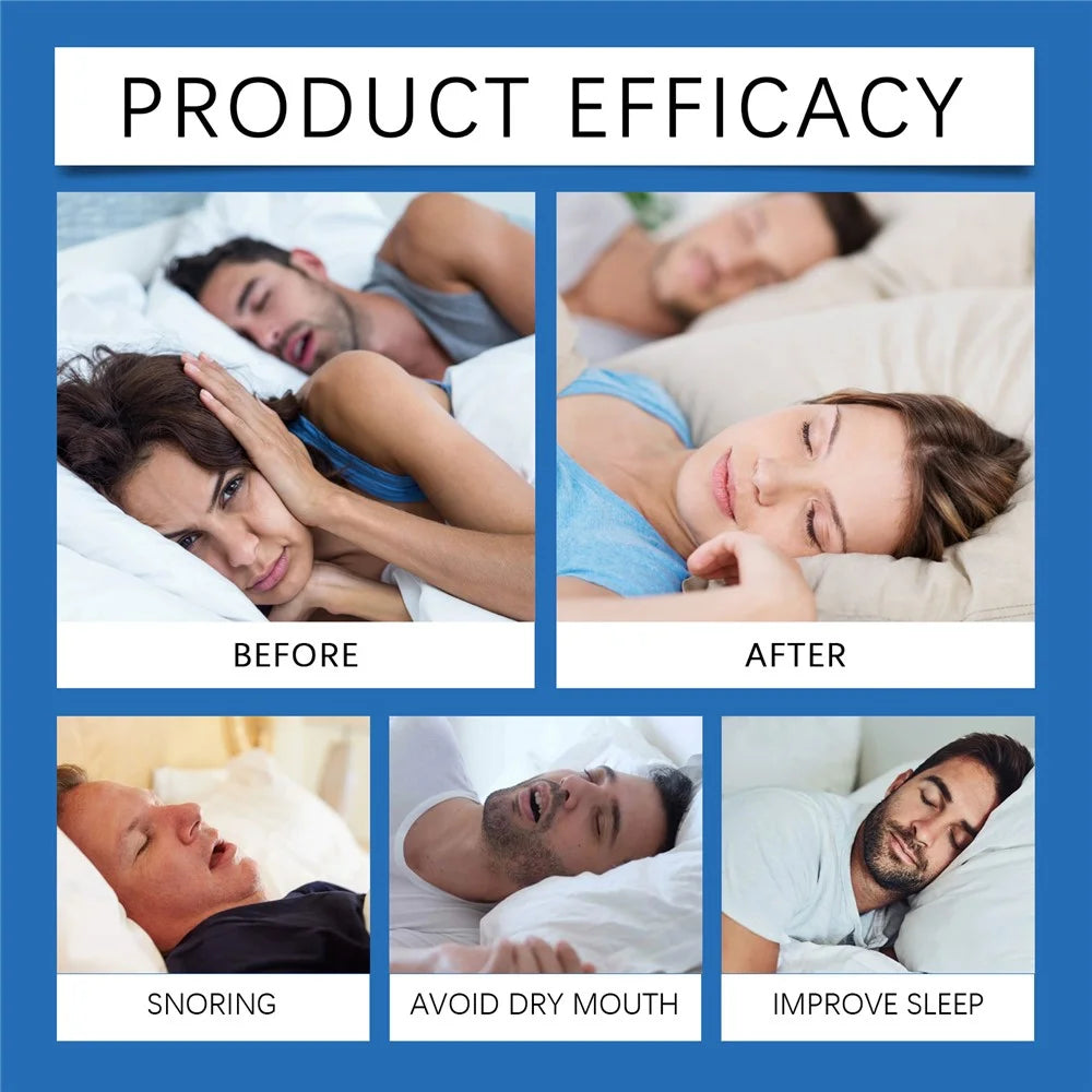 LANISKA LA-B07-0047-01 Anti Snoring Device Gentle Sleep Aid Comfortable Nighttime Breathing Support - 7