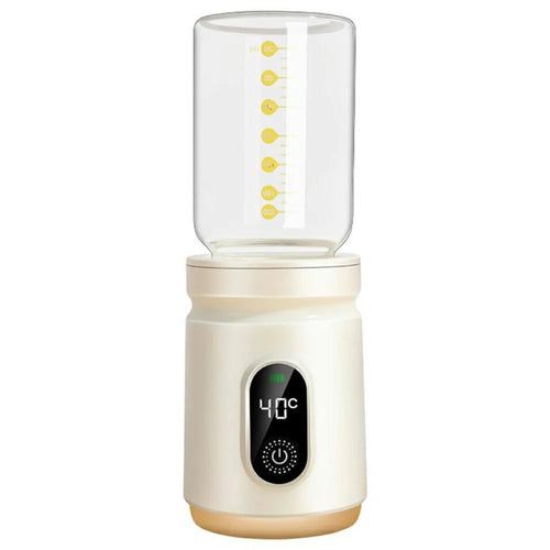 Portable Baby Milk Bottle Warmer Breast Formula Milk 4 Temperature Settings Wireless Travel Heater - 1