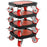4Pcs Heavy Duty Furniture Mover Dolly Appliance Roller Moving Tool Set with 360 Degree Rotating Wheels - 1