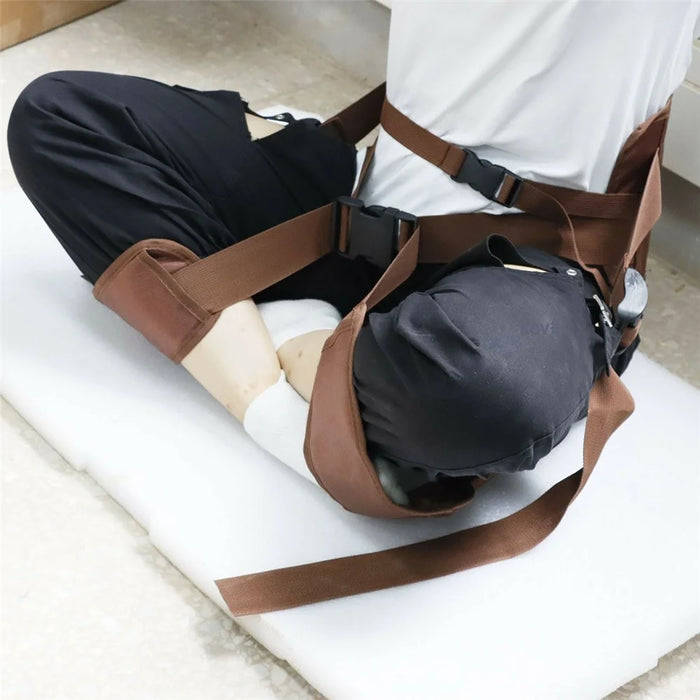 Yoga Meditation Posture Corrector Belt Spine Support Strap for Sitting Practice  /  Back Pain Relief - 4