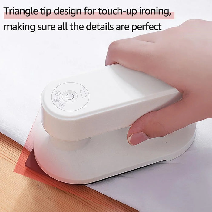 Mini Wireless Rechargeable Handheld Garment Steamer Portable Dry Wet Electric Iron for Home Dorm Travel - 5