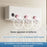 2Pcs Air Conditioner Wind Deflector Fan Adjustable Direction Suction Cup Mount AC Unit Wind Guide Fan - Pink Hook / Clear Fan - 3