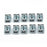 50PCS U Clips M4 M5 M6 M8 Clip-On Nuts Small Parts for Cars and Motorcycles - 6