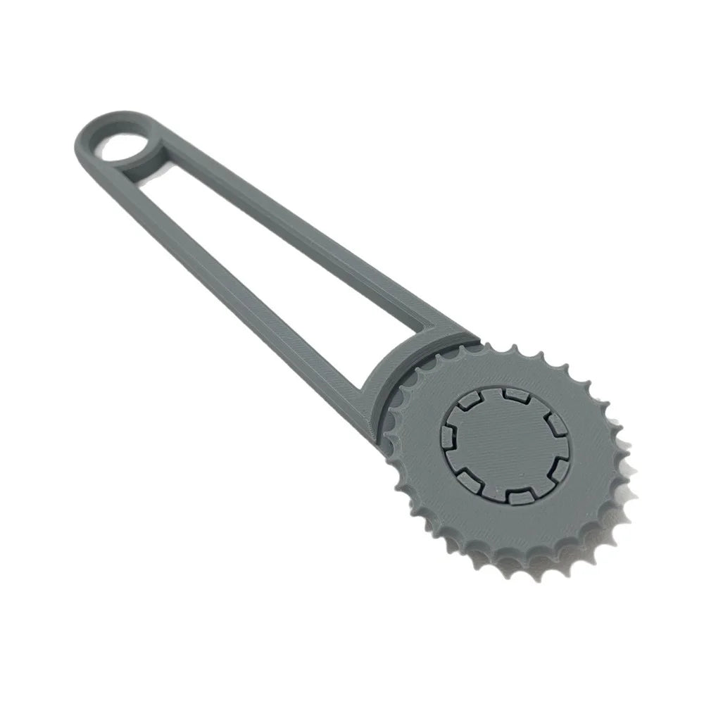 Cardboard Box Hole Punch Tool Plastic Anti-Slip Handle Hole Opening Tool, 20.5x5.8x0.84cm - Grey - 1