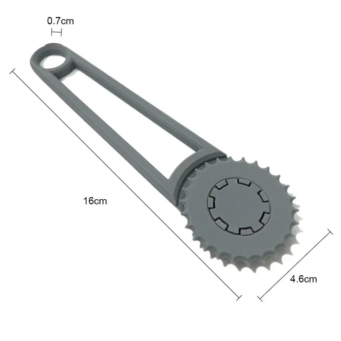 16 x 4.6 x 0.7cm Box Resizer Tool Scoring Wheel Cardboard Reducer Box Cutter Sizer Tool for Shipping Boxes - Grey - 6