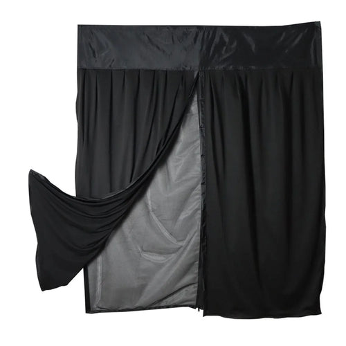 W170 x H155cm Double Layer Magnetic Door Curtain for RV Camping Car Door Screen Outdoor Windproof Privacy Protection - 1