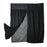 W170 x H155cm Double Layer Magnetic Door Curtain for RV Camping Car Door Screen Outdoor Windproof Privacy Protection - 1