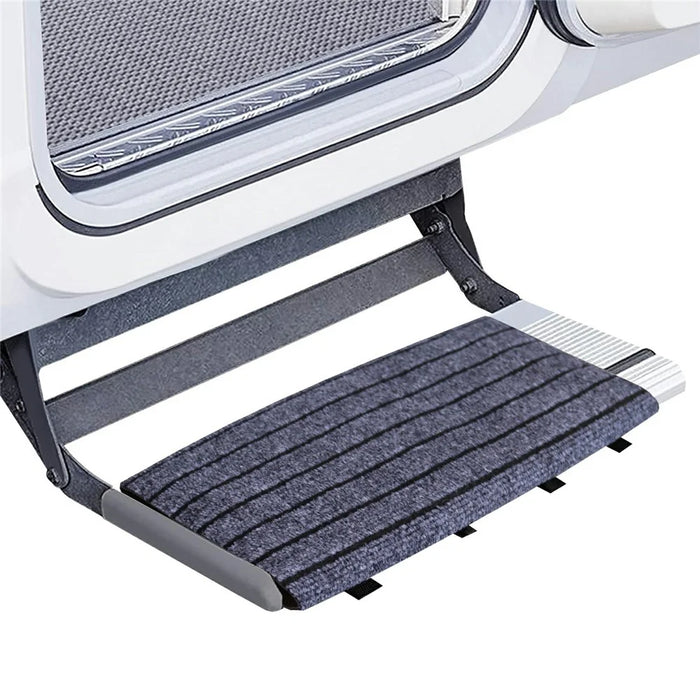 Adjustable RV Step Cover Anti Slip Mat For Camper Trailer Easy Clean Dirt Protection Mat - 1