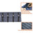 Adjustable RV Step Cover Anti Slip Mat For Camper Trailer Easy Clean Dirt Protection Mat - 3