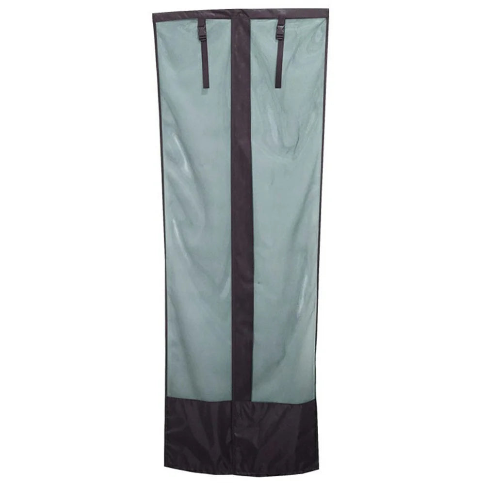 Narrow Door RV Curtain Anti Mosquito Sunshade Outdoor Camping Side Ventilation Retractable Cover - 1