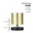 4Pcs 8cm Furniture Legs Risers Feet Support for Washing Machine  /  Refrigerator  /  Sofa  /  Cabinet - Gold - 2