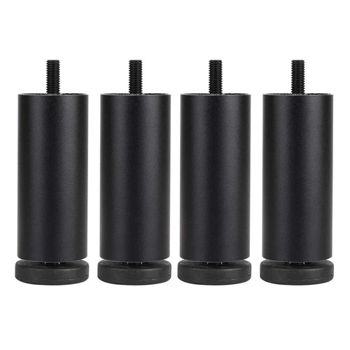 4Pcs 10cm Furniture Legs Risers Feet Support for Washing Machine  /  Refrigerator  /  Sofa  /  Cabinet - Black - 1