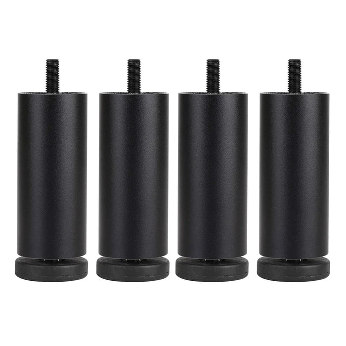 4Pcs 12cm Furniture Legs Risers Feet Support for Washing Machine  /  Refrigerator  /  Sofa  /  Cabinet - Black - 1
