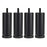 4Pcs 18cm Furniture Legs Risers Feet Support for Washing Machine  /  Refrigerator  /  Sofa  /  Cabinet - Black - 1