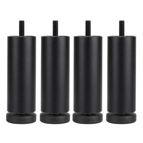 4Pcs 20cm Furniture Legs Risers Feet Support for Washing Machine  /  Refrigerator  /  Sofa  /  Cabinet - Black - 1
