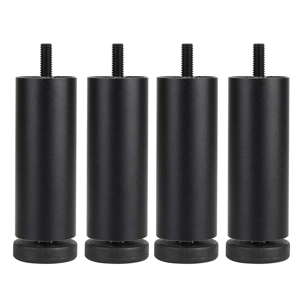 4Pcs 20cm Furniture Legs Risers Feet Support for Washing Machine  /  Refrigerator  /  Sofa  /  Cabinet - Black - 1