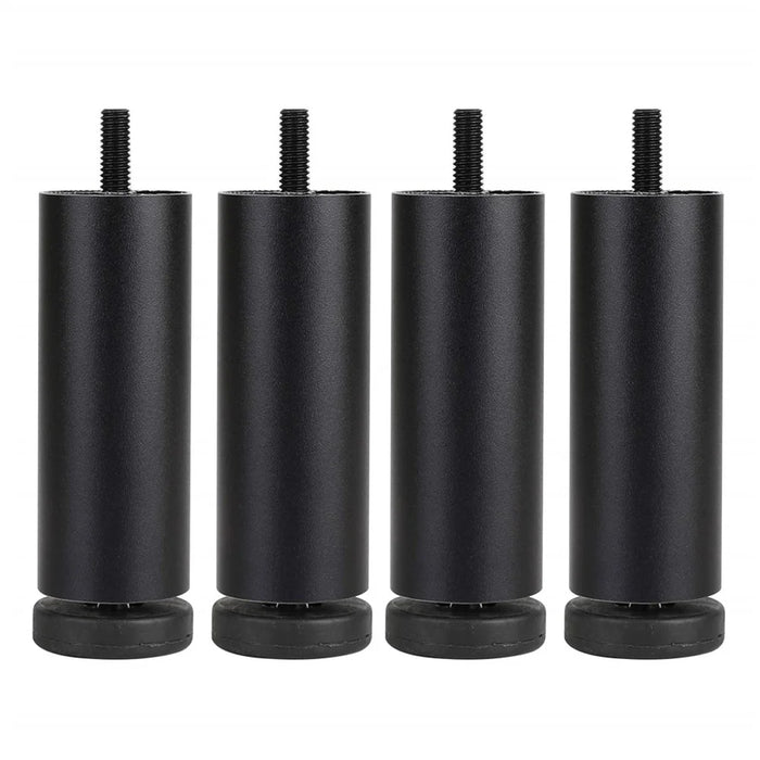 4Pcs 20cm Furniture Legs Risers Feet Support for Washing Machine  /  Refrigerator  /  Sofa  /  Cabinet - Black - 1