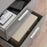 Drawer Pull 160mm Hole Center, 185mm Length Aluminum Alloy Kitchen Cabinet Handle Furniture Hardware - Matte Silver - 4